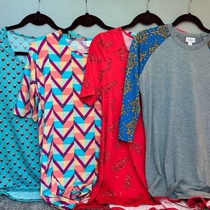 4 LuLaRoe tops all XS